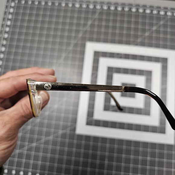 Gucci Glasses Women's Frames Gold Tortoise Shell Designer GG 3678 4WJ 140 No Rx - Picture 2 of 9